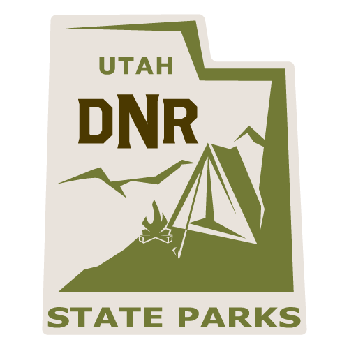 Utah DNR State Park Logo, green and cream